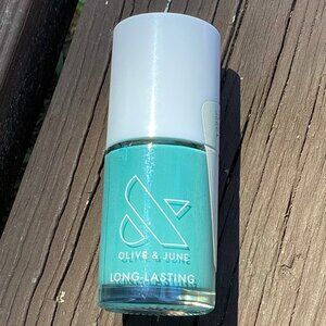 Olive & June Nail Polish Teal Blue Long-Lasting Lacquer Discontinued Shade